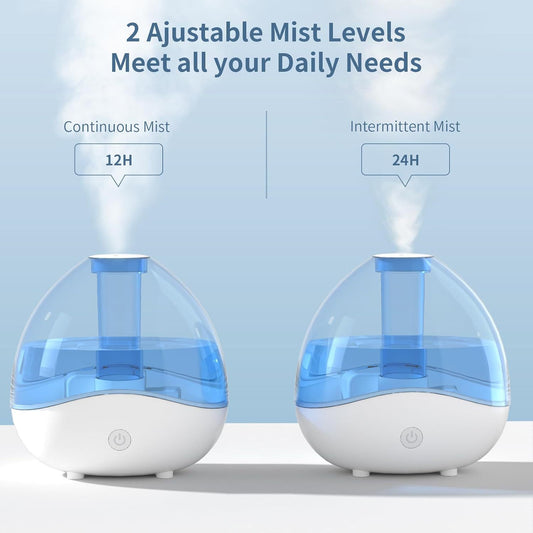 Transparent ultrasonic humidifier